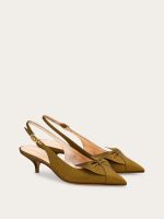 Ferragamo Soft bow slingback pump - Image 7